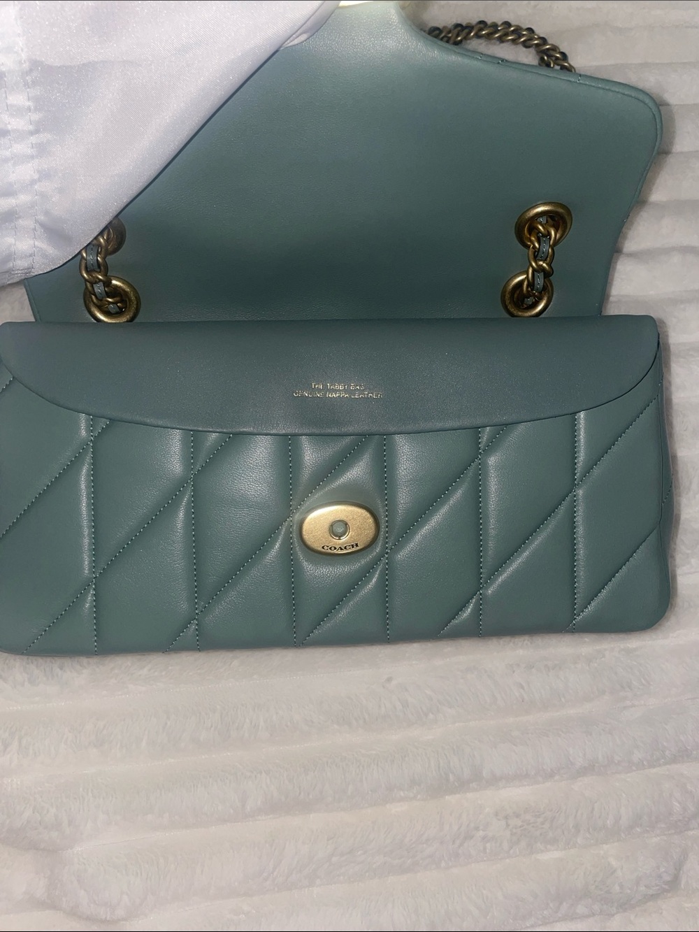 New Sage Coach Quilted Tabby 26 - Picture 9 of 13